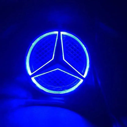 Car Front Grilled Star Emblem LED Illuminated Logo White Blue Red Light for Mercedes Benz W204 GLK220 GLK300 GLK350 GLK500 W245