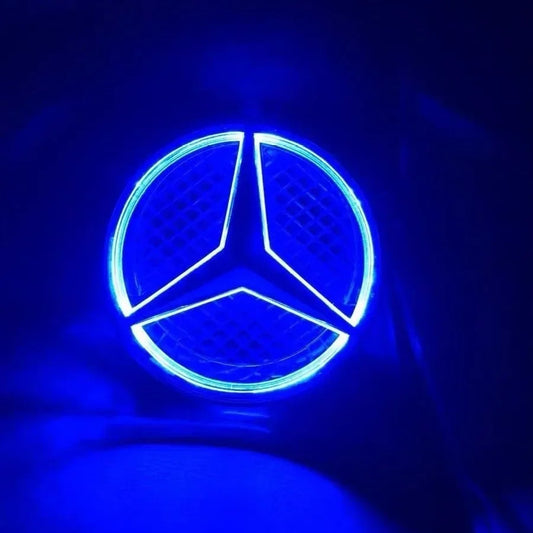 Car Front Grilled Star Emblem LED Illuminated Logo White Blue Red Light for Mercedes Benz W204 GLK220 GLK300 GLK350 GLK500 W245