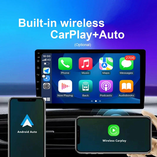 JIUYIN 2 Din Car Radio Carplay Android Auto 9inch 10inch 4G 64G Universal Multimedia Player DSP AM RDS AHD GPS WIFI Auto 8 Core