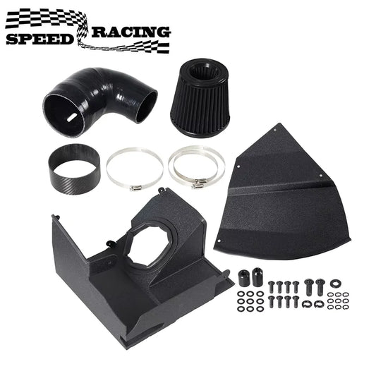 New Aluminium Tube Intake Pipe Kit Black Cold Air Filter System Engine Parts Car Air Intake Duct Tube For BMW G20 G21 320I 330I