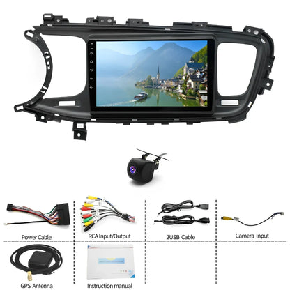 9Inch Car-play Car Stereo Radio GPS Navigation Wifi Compatible for Kia Optima K5 2011-2015 Android 13