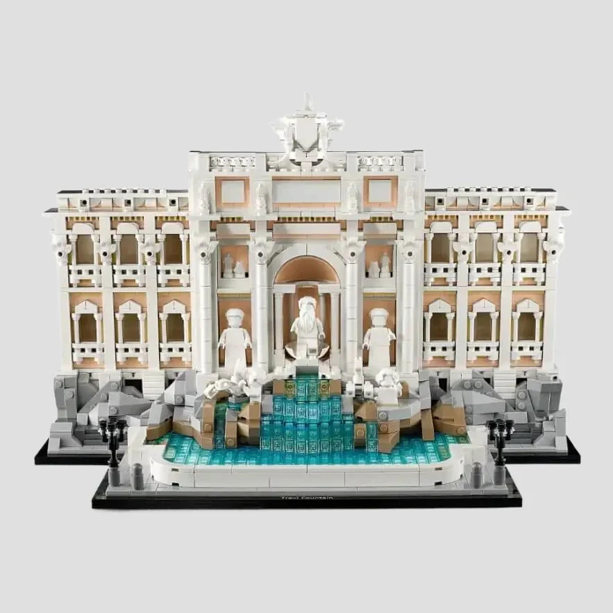2025 New 21062 World Famous Trevi Fountain Building Model World Architecture Assembly Home Decoration Christmas Gifts