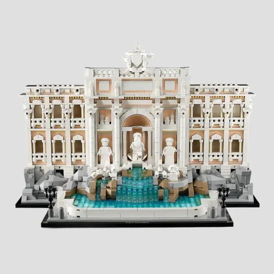 2025 New 21062 World Famous Trevi Fountain Building Model World Architecture Assembly Home Decoration Christmas Gifts