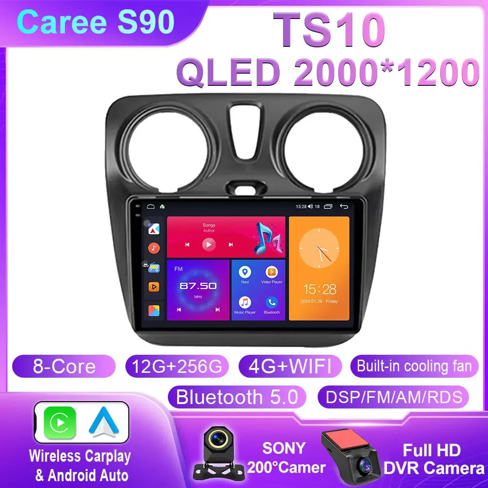 Car Radio For Renault Lodgy Dacia Dokker 2012 - 2020 Autoradio 4G WIFI GPS Car Video Multimedia Automotive Carplay Android Auto