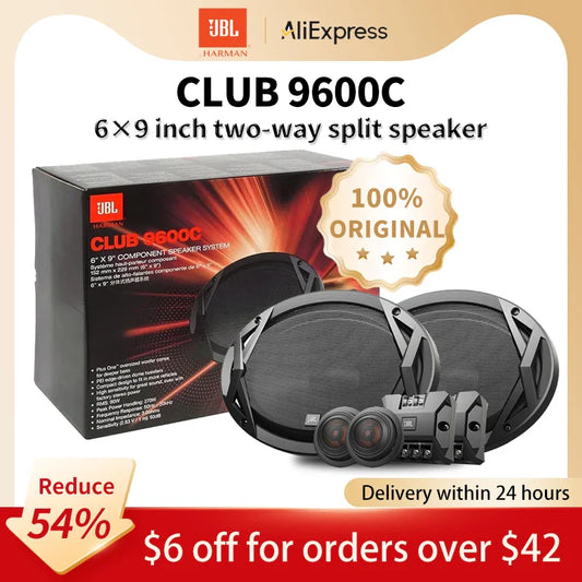 JBL car audio speaker 6×9 inch two-way speaker suitable for Toyota Prado Cruiser treble midrange bass subwoofer car speaker