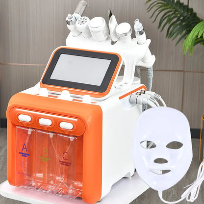 7 in 1 Aqua Peeling H2O2 Facial Machine Hydra Water Dermabrasion Skin Scrubber Peel Oxygen Jet Facial Machine