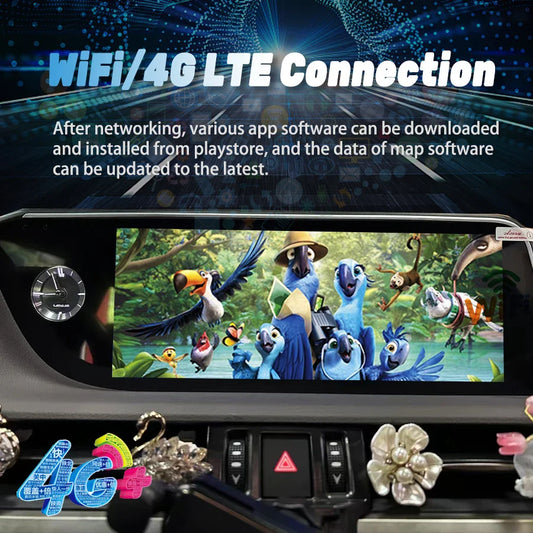 10.25" Android 14 Wireless Auto Radio CarPlay For Lexus UX UX200 UX250h Car Multimedia WiFi 4G Navigation GPS Stereo Screen