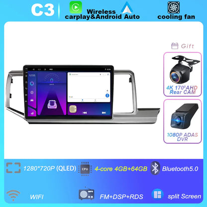 Android 14 Car Radio for Honda Stepwgn 2.0 RK 2009-2013-2015 Multimedia Video GPS Player BT Carplay 2din Navigation NO 2din