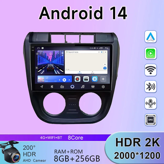 Android 14 Stereo Car Radio For VOLKSWAGEN Crossfox 2003-2009 Multimedia Video Player 4G GPS Android Auto CarPlay DSP No 2 Din