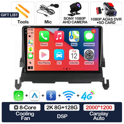 Android 15 Car Radio For Dodge Journey 2009 - 2012 Multimedia Stereo Video Player Qualcomm Head Unit 2DIN 4G LTE 5G WIFI QLED BT