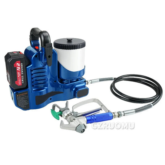 1.2L Airless Paint Sprayer Back Strap Machine Portable Electric Spray Gun Household High Power Paint Airbrush Lithium Battery power tools