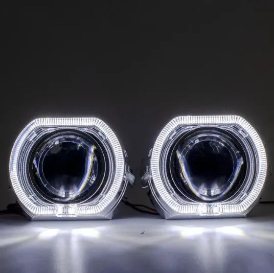 2.5-inch dual lens light guiding angel eye H1HID xenon product automotive parts universal LED headlights