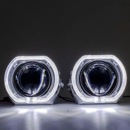 2.5-inch dual lens light guiding angel eye H1HID xenon product automotive parts universal LED headlights