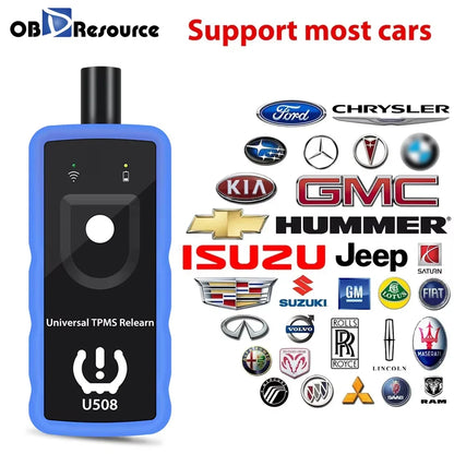 OBDResource Universal Car TPMS Reset Tool Car Tire Pressure Monitoring Sensor Tool U508 for Ford Opel Jeep GMC Chevrolet