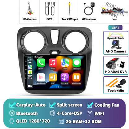 Android 14 Car Radio For Renault Lodgy Dacia Dokker 2012 2013 - 2021 Autoradio Auto Carplay WIFI+4G Multimedia DSP Stereo Player
