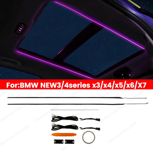 11 Colours Skylight Ambient Lights For BMW G20 G22 G80 G82 M3 M4 i3 i4 New 3/4 Series  Sunroof Cup Holder Aamp Decorative light