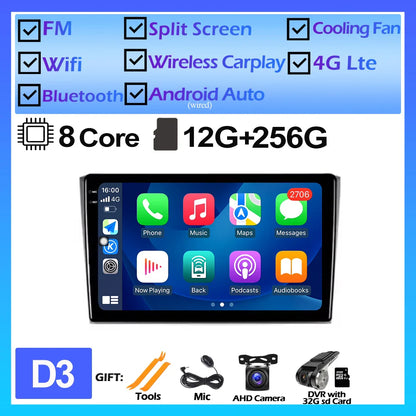 Android 14 WiFi For Mazda CX9 TB 2006 2007- 2010 2016 Car Radio Multimedia Player DSP Stereo GPS 4G Split Screen Bluetooth
