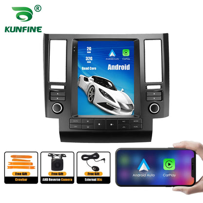 9.7 Inch Tesla Style 2 Din Android Car Radio For Infiniti FX35 2002-2006 Stereo Car Multimedia Video Player DVD GPS Navigation