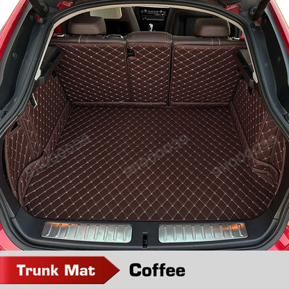 For Volkswagen VW ID.6 CROZZ、ID.7 VIZZION Auto Full Coverage Trunk Mat Car Protective Pad Cargo Liner Interior Accessories