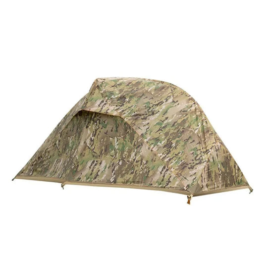 Rainproof March Camouflage Overnight Double-layer Single Outdoor Ultra-lightweight Camping Tent 미니텐트 Палатка