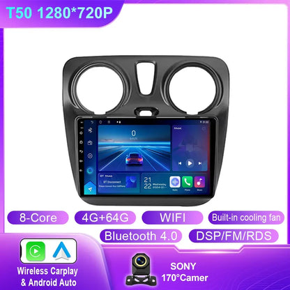 Car Radio For Renault Lodgy Dacia Dokker 2012 - 2020 Autoradio 4G WIFI GPS Car Video Multimedia Automotive Carplay Android Auto