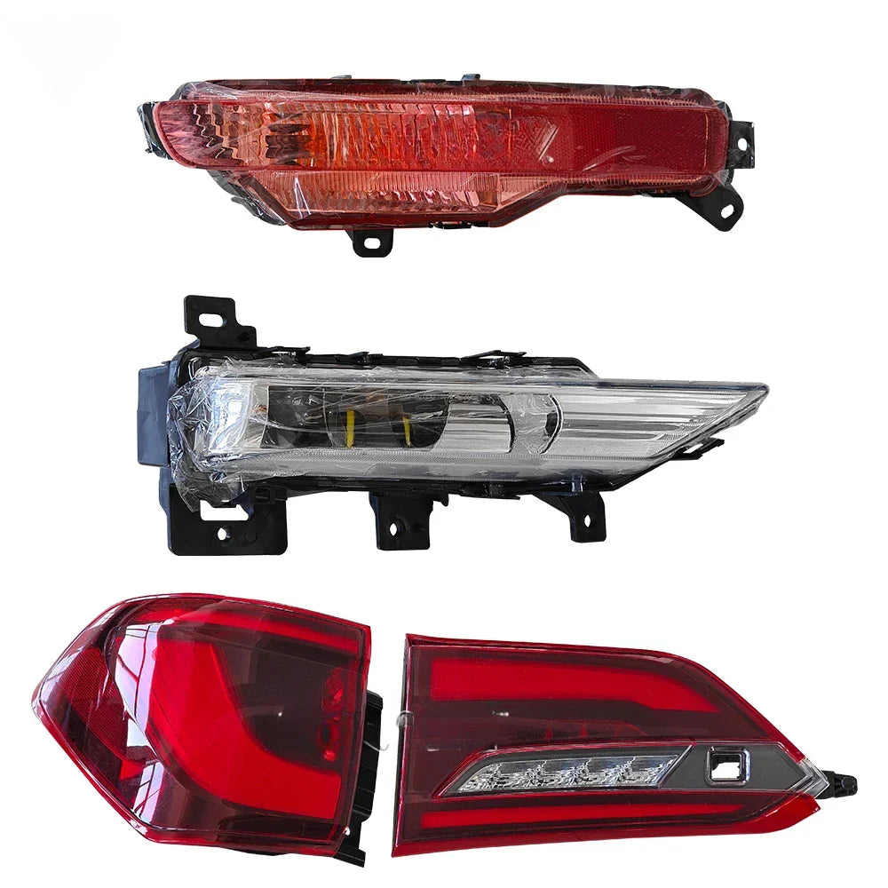 Car Bodykit For Infiniti QX80 2016 Upgrade To 2019 Front&Rear Bumper Front Lip Auto Body Systems With Headlamp And Rearlamp