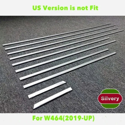 For Mercedes Benz G class w463 G63 side molding trim for G350 G400 G500 G55 G63 G65 black side molding trim kit with B logo