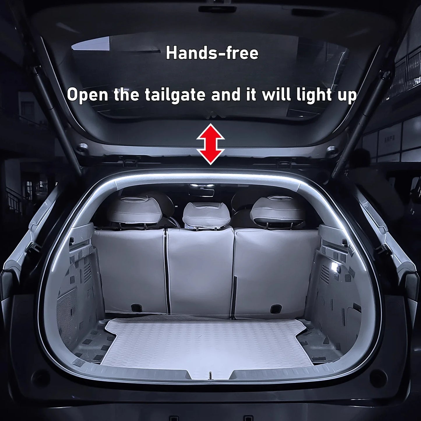 For Changan Deepal S05 Trunk LED Strip Lights - Car Ambient Lighting Accessories for Interior Decoration