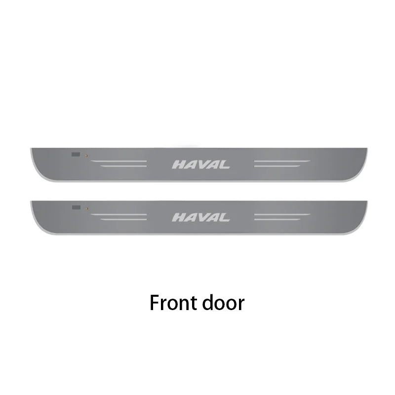 For Haval H6 JOLION H3 H2 F7 H9 H5 M4 Great Wall Poer GWM Car Wireless LED Welcome Pedal Threshold Light passage Atmosphere lamp
