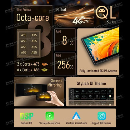 14.9" Android14 Car Radio For Audi A6L 2012-2018 Car Multimedia Player Wireless Carplay Android Auto Smart car system Navigation