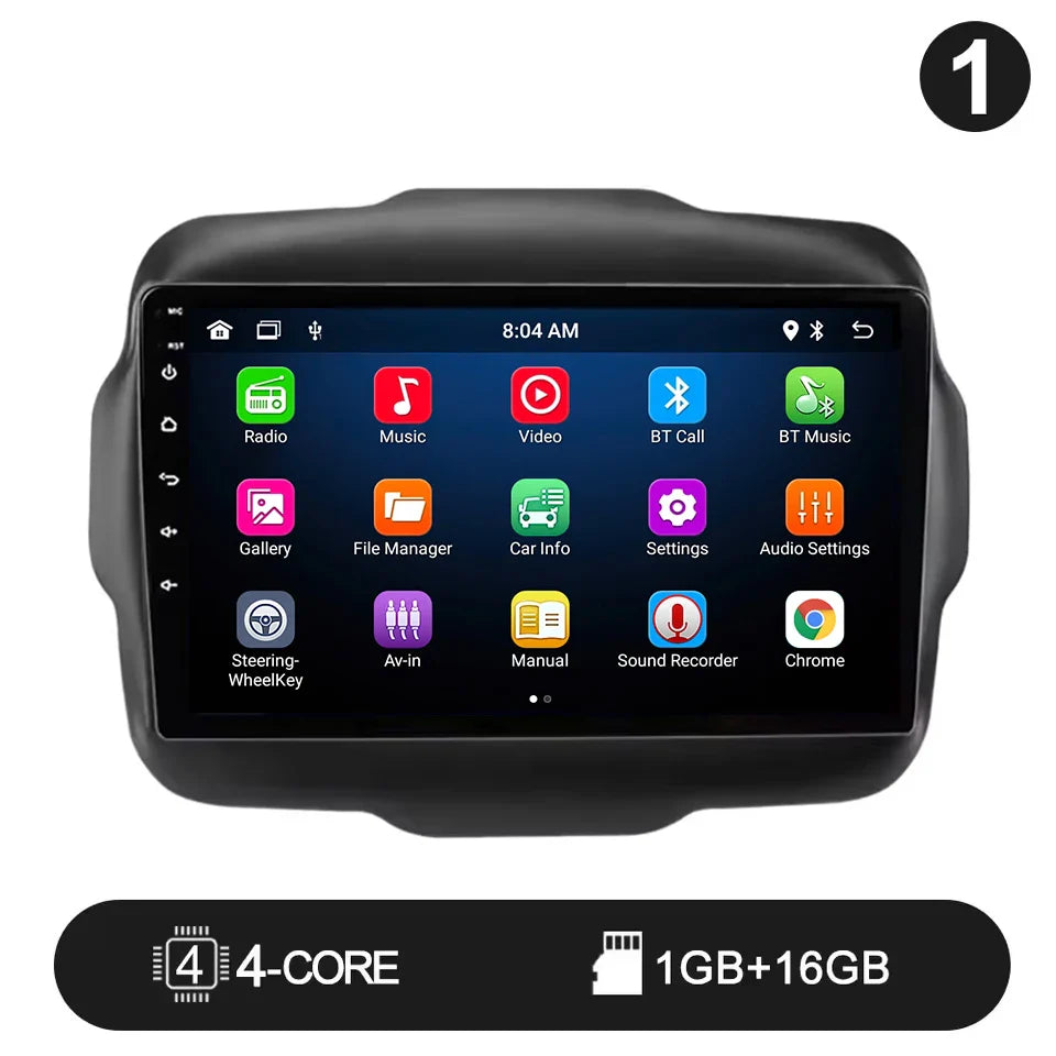 LEHX L6Pro 4G LTE DSP Car Radio Android Auto Video Multimedia Player For Jeep Renegade 2016-2020 Carplay 2din dvd Autoradio  gps