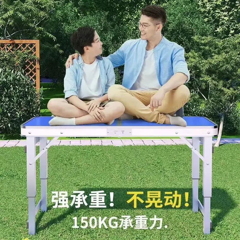 Outdoor Folding Table Camping Picnic Going Out Lifting Portable Chair Night Market Stall Simple Portable Travel Folding Table