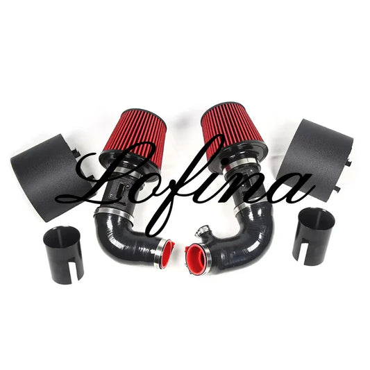 For 2016 + Infiniti Q50 Q60 3.0L Twin Turbo VR30DDTT Intake Kit with Heat Shield New State Aluminum Material