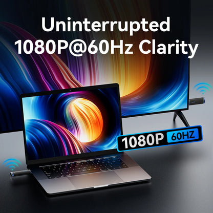 Vention Wireless HDMI Transmitter TV Receiver Projector 5GHz WiFi 1080P@60Hz Display Dongle 50CM Distance for IOS Android Laptop