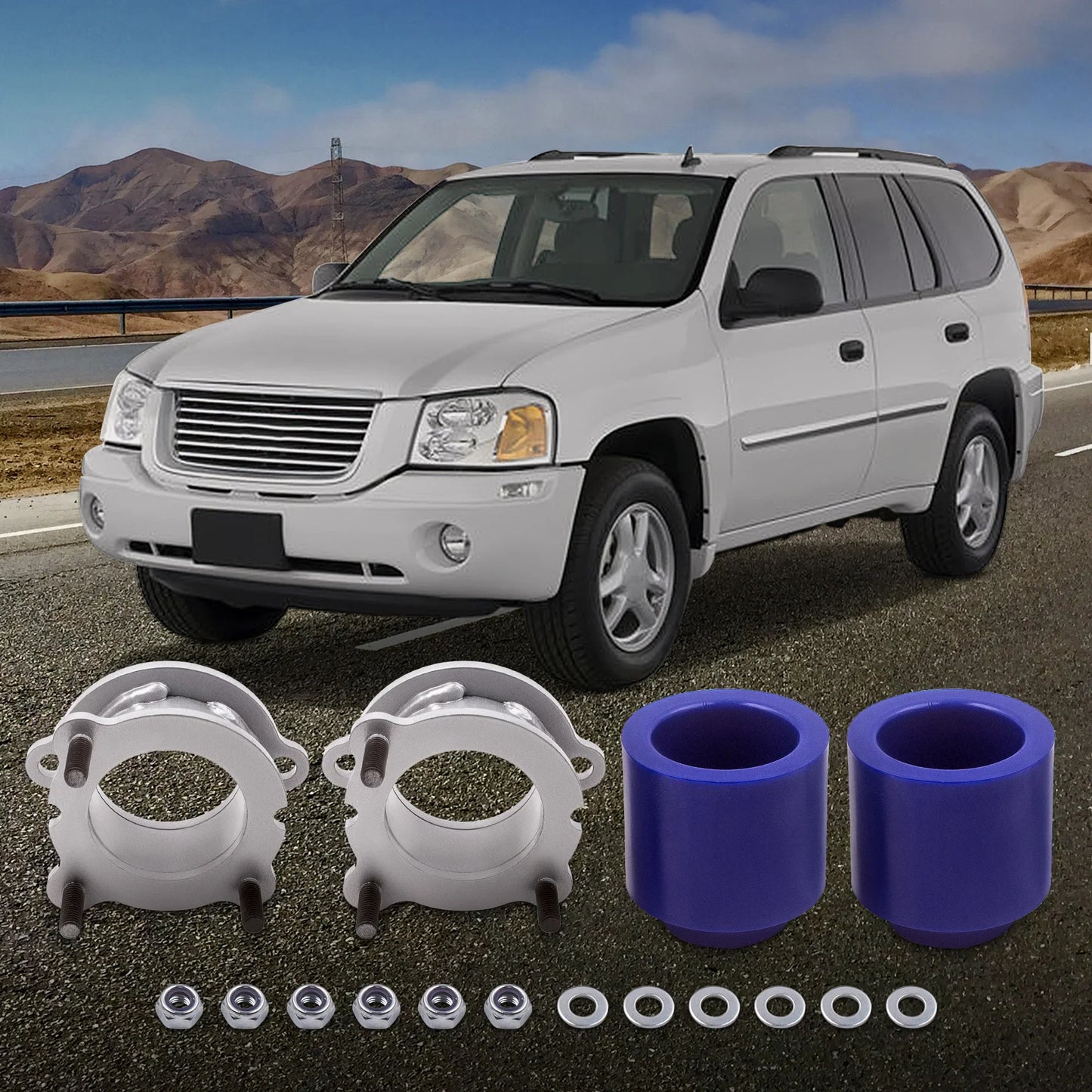 3" Front Rear Lift Kit For Chevrolet Trailblazer GMC Envoy 2002-2009 32" Tires