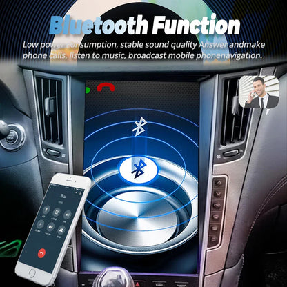 13.6inch Car Radio For Infiniti Q50 Q50l Q50s Q60 2014-2020 Android Screen Stereo Multimedia Player GPS Navigation Carplay Audio