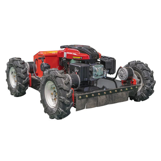 Customer Cheapest 16HP Gasoline Robot Lawn Mower Grass Cutter Flail Mower Wheel Mowers Petrol Lawnmower power tools
