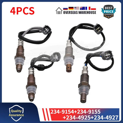 4PCS Oxygen Sensor 234-9154 234-9155 234-4925 234-4927 For 2015 206 2017 TOYOTA Avalon Camry 3.5L 8946706180 8946706190 234-4758