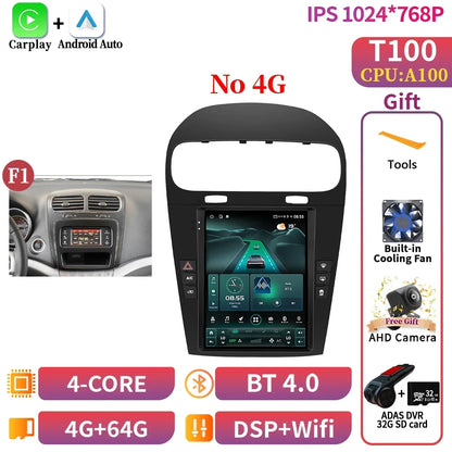 9.7inch Android 14 For Dodge Journey Fiat Freemont 2012-2014 Car Radio Multimedia Intelligent GPS Bluetooth Carplay Touch Screen