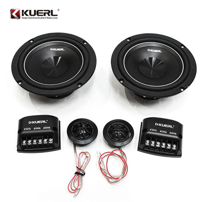 Car Audio Modified Front Door Two-Way Speaker 6.5 Inch Set DC-12V Max Power 160w RMS 40w Car Interior Professional Speaker