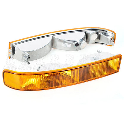 For Chevrolet Express GMC Savana Van 2003-2014/2023 2Pcs Car Front Bumper Turn Signal Light Lamp Fog Light GM2521188 GM2520188
