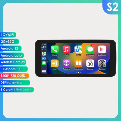 Hizpo Universal Car Radio 2Din 9" 10" 10.33" Android Auto Multimedia GPS CarPlay For Toyota Volkswagen Hyundai Kia Nissan Honda