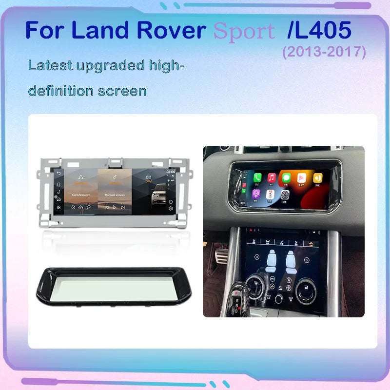 10.25inch Android 14 For Range Rover sport L494 Multimedia Player Radio Carplay auto retains the original feature menu AC Panel