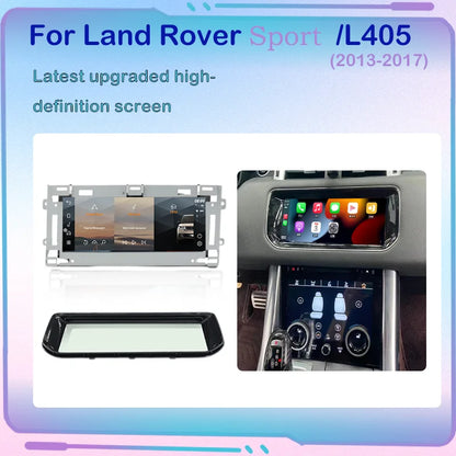10.25inch Android 14 For Range Rover sport L494 Multimedia Player Radio Carplay auto retains the original feature menu AC Panel