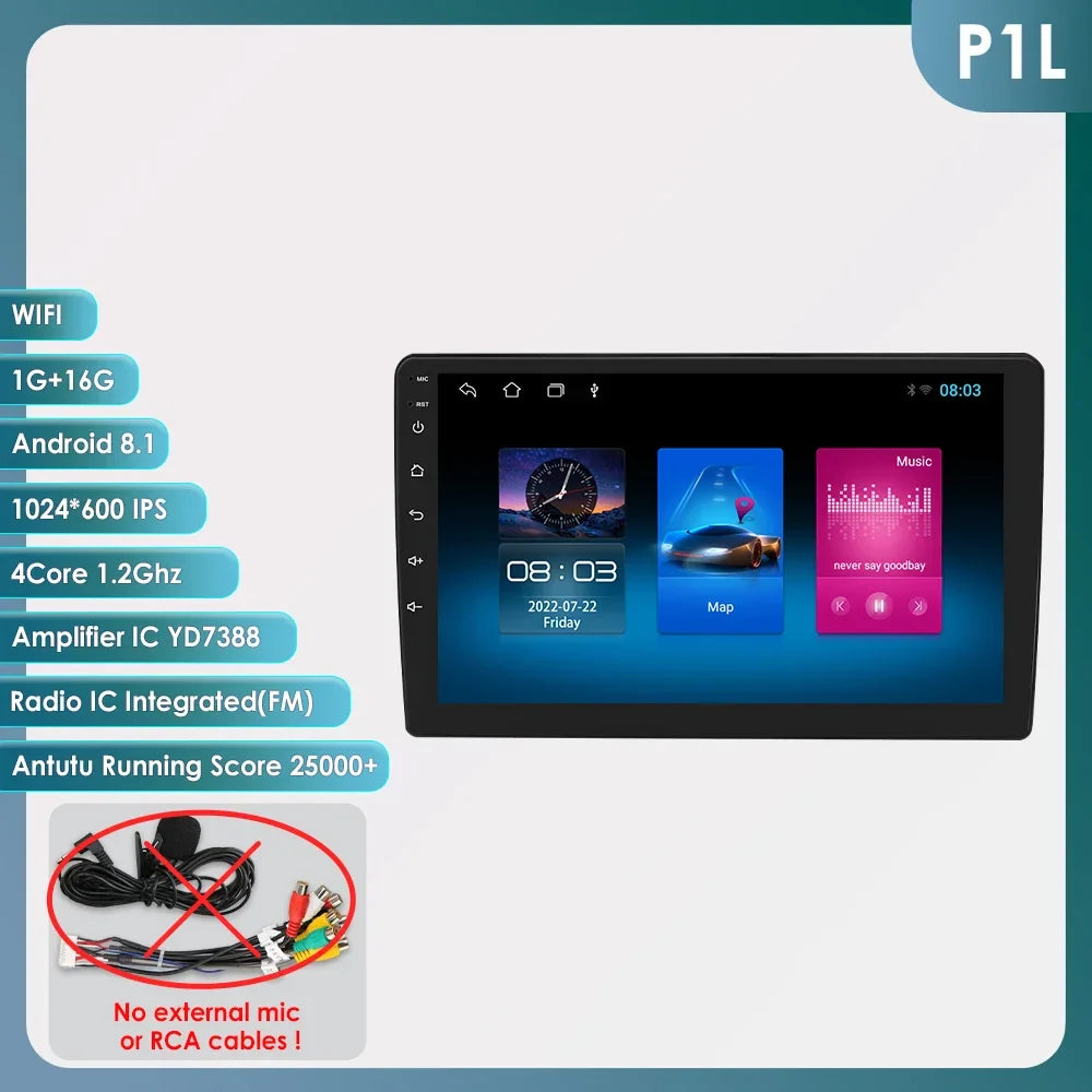 Hizpo 10.1 Inch Android Auto Car Radio Multimedia Video For JEEP Compass Patriot Chrysler 300C Sebring Liberty Dodge Wrangler BT
