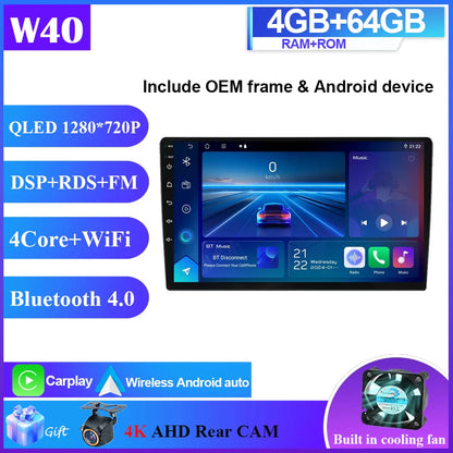 Android 14 Car Radio for Hyundai Sonata 6 YF i40 i45 2011 - 2015 4G Multimedia Player GPS Navigation no 2din dvd