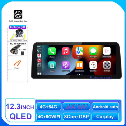 12.3inch 2400*900 Android 14 For Dodge Ram 1500 5500 2013 - 2019 Car Radio Multimedia Video Player Navigation Carplay auto WIFI