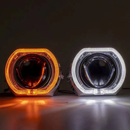 2.5-inch dual lens light guiding angel eye H1HID xenon product automotive parts universal LED headlights