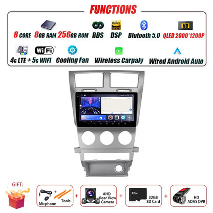 Car Radio Carplay For Dodge Avenger JS 2007 - 2010 For Dodge Nitro 2006 - 2011 Navigation GPS Android Auto Multimedia Player BT