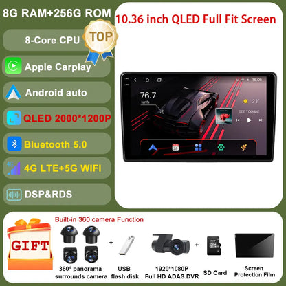 Android 14 For GMC Chevrolet Avalanche Silverado Tahoe Equinox Impala Traverse Express Traverse Car Radio Multimedia Carplay GPS